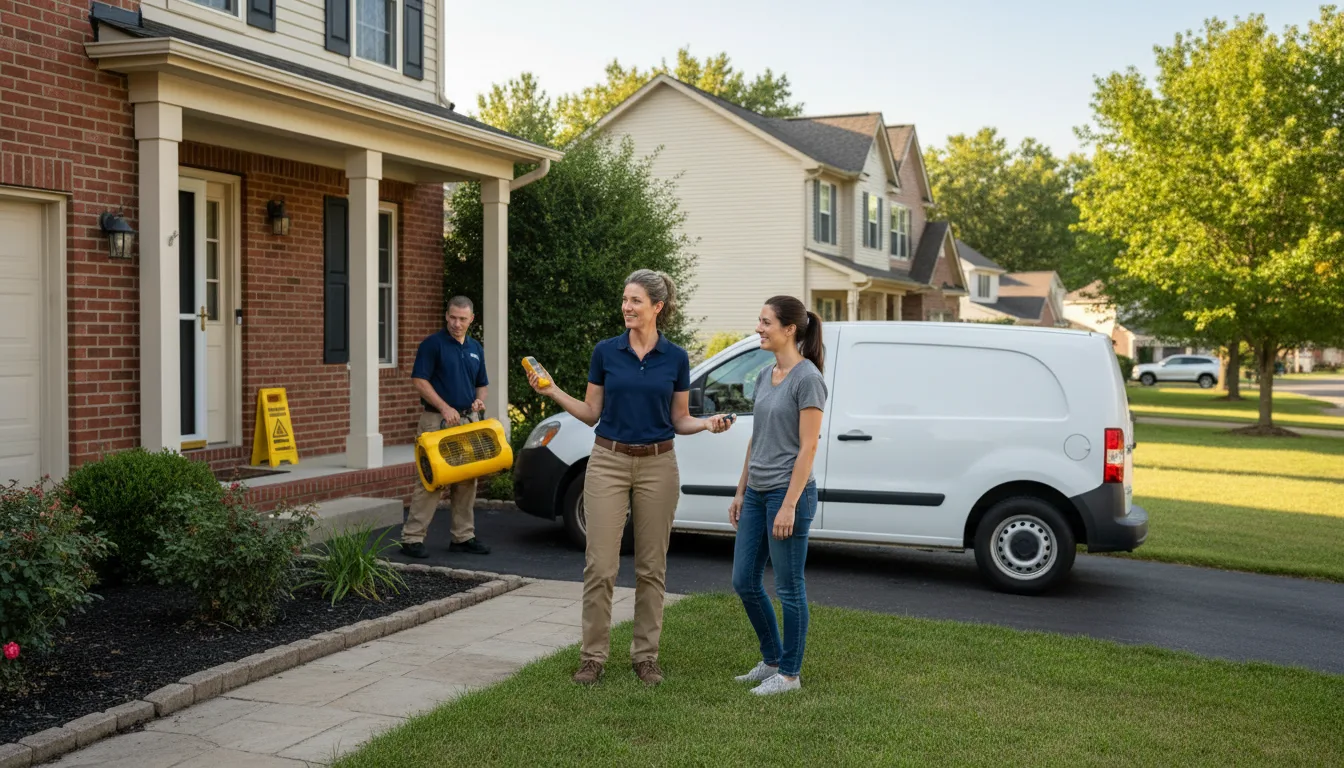 Water restoration image for Water Damage & Restoration Services in Hunt, TX